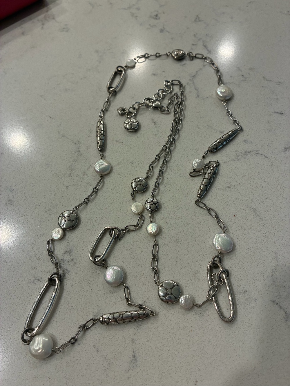 Brighton Pebble Pearl 44” Necklace